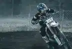 man riding motocross bike